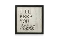 Coco Maison COCO MAISON wanddecoratie Keep You Wild wandobject 40x40cm